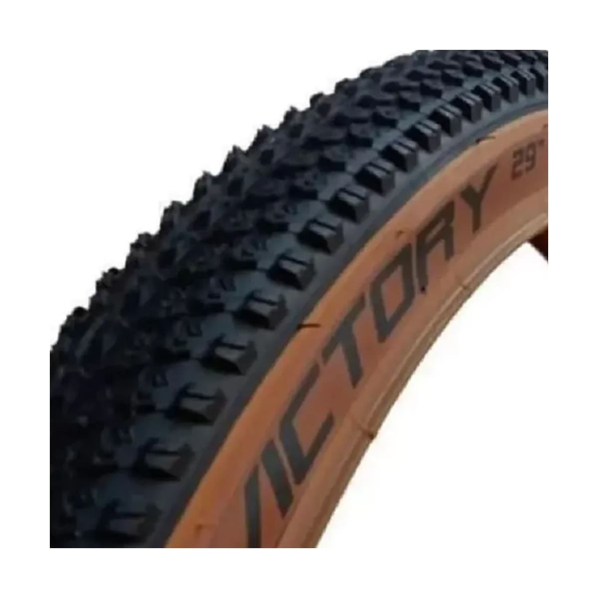 Pneu 29x2.10 ChaoYang H-5129 Preto Com Faixa Marrom Victory Skinwall Banda Leve