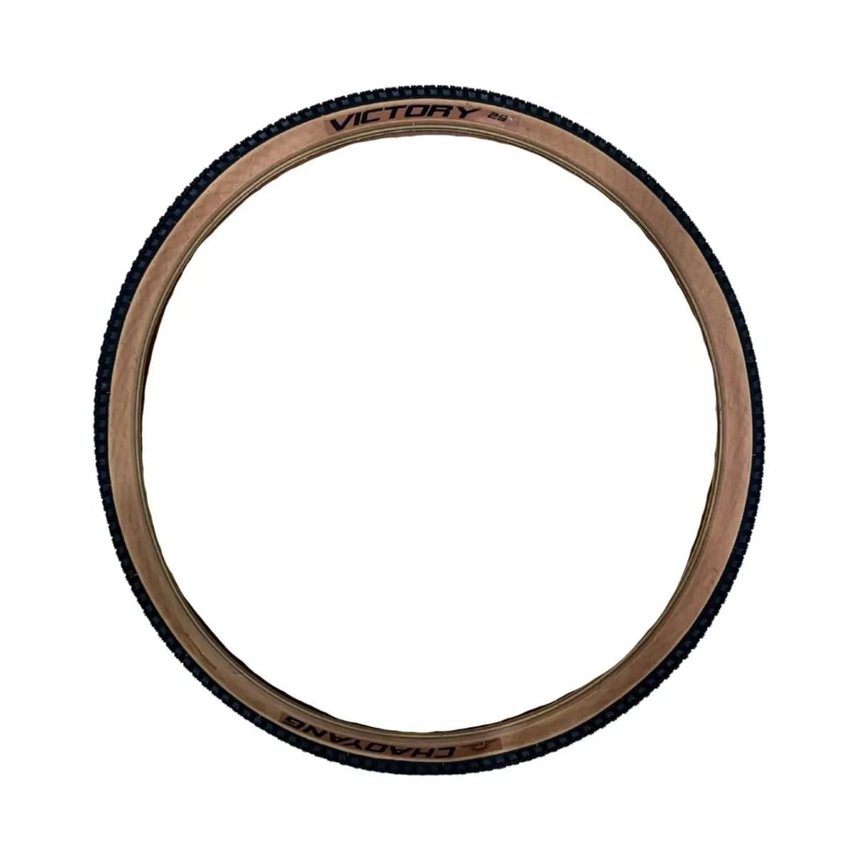 Pneu 29x2.10 ChaoYang H-5129 Preto Com Faixa Marrom Victory Skinwall Banda Leve