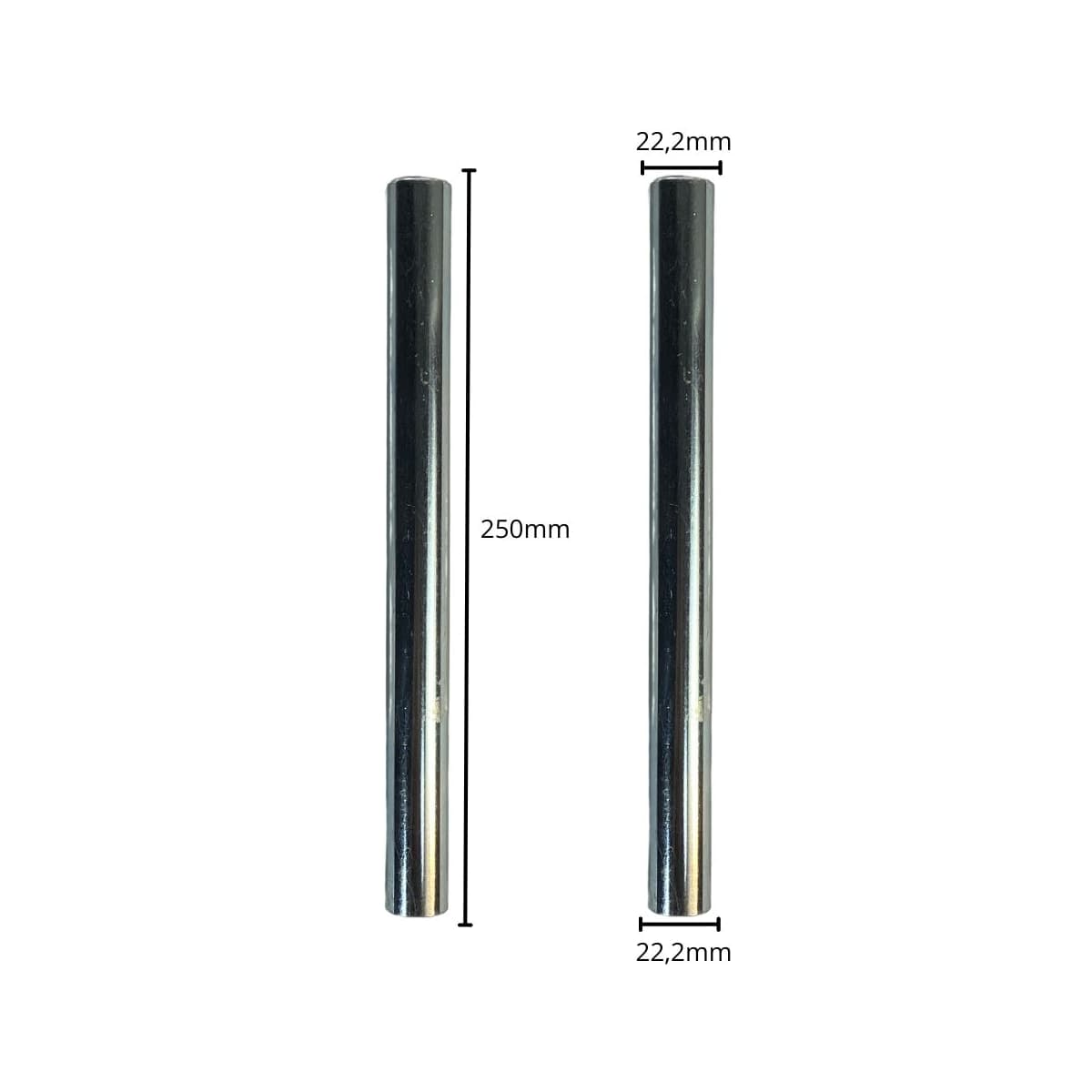 Canote de Selim Pro Roll Aço 22,2mm X 250mm Zincado