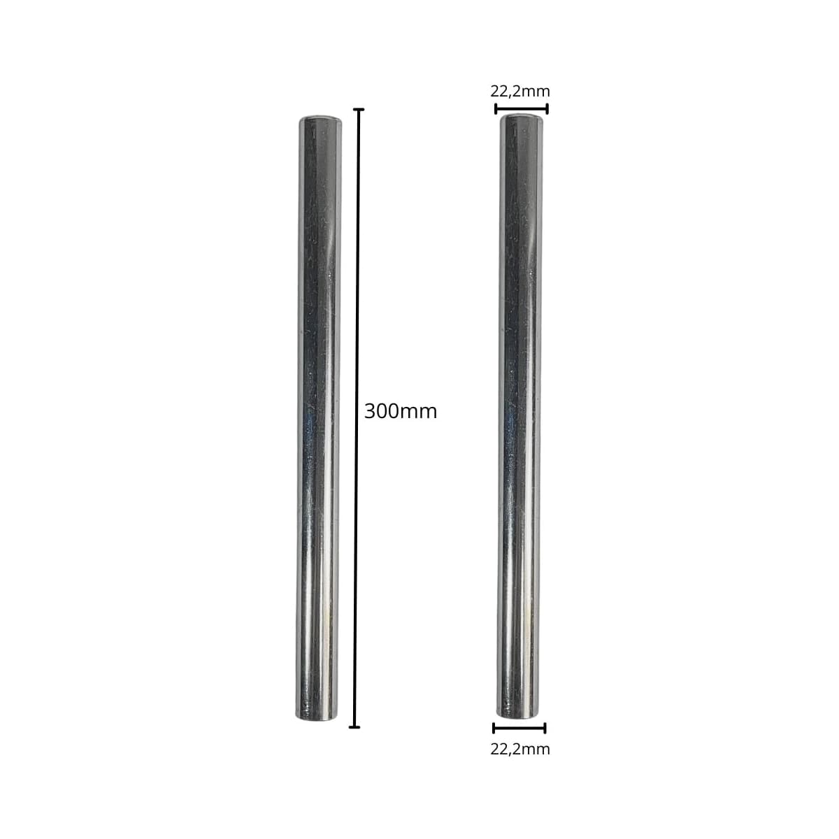 Canote de Selim Pro Roll Aço 22,2mm X 300mm Zincado