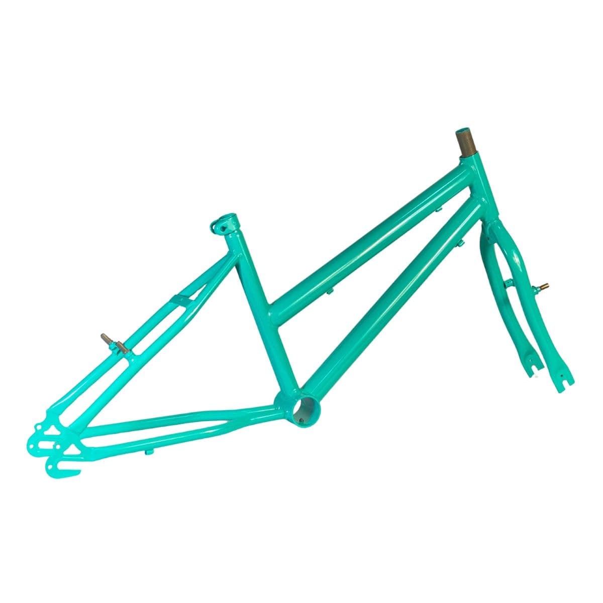Quadro de Bicicleta 20 Samy Stargirl Azul Turquesa Com Garfo