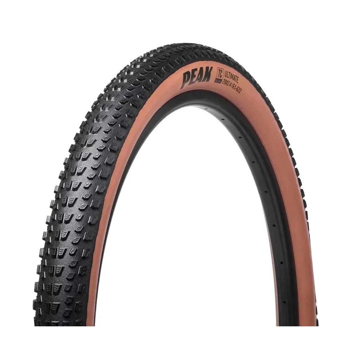Pneu 29x2.40 GoodYear Peak Tubeless Complete Preto Faixa Marrom
