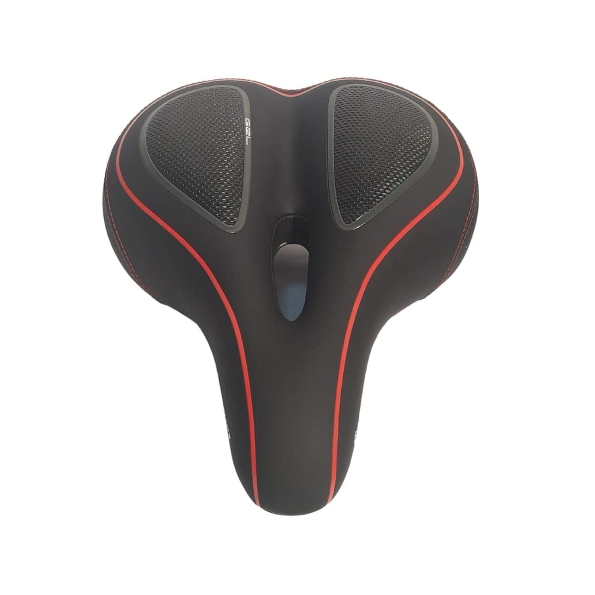 Selim Passeio Absolute Comfort Preto e Vermelho