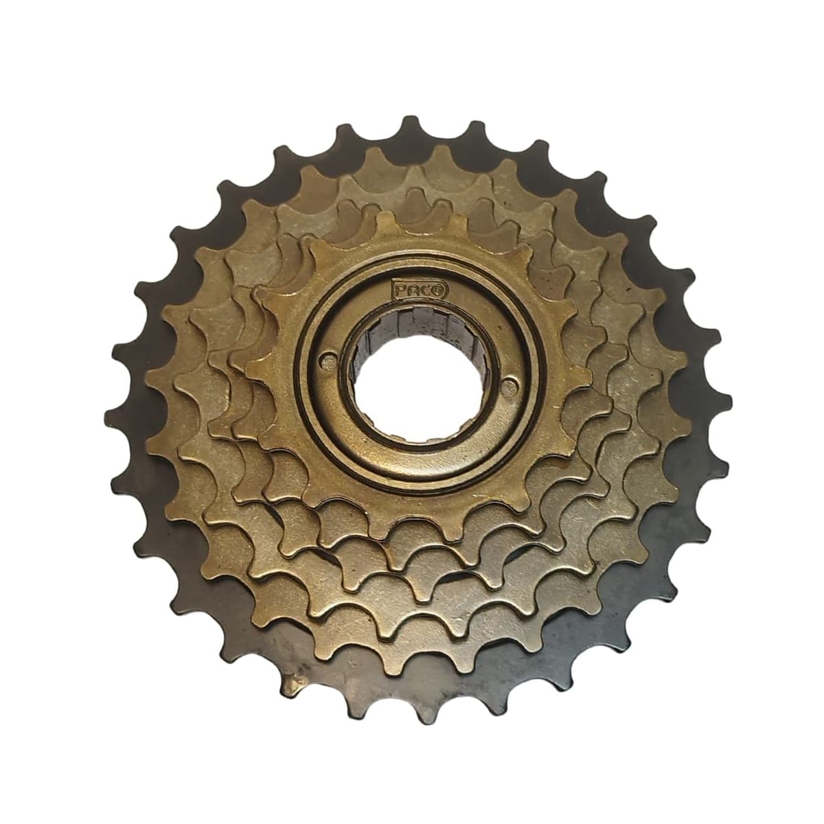 Roda Livre Catraca 6V Paco Dourado com Preto 14/28D
