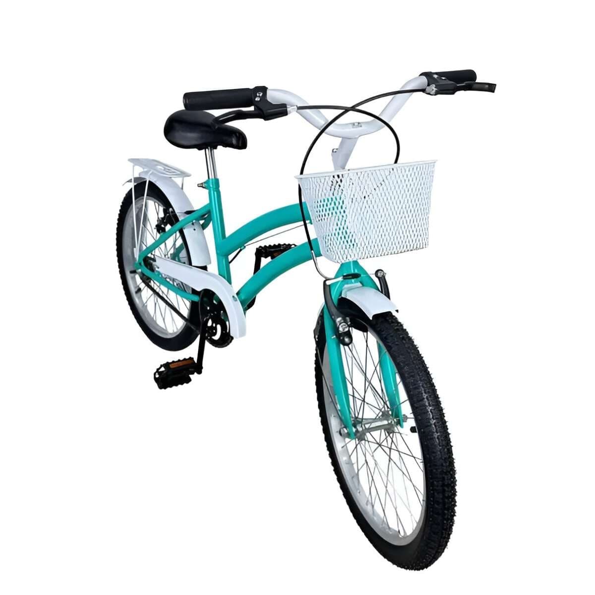 Bicicleta Aro 20 Samy Jady Verde Anis e Branco