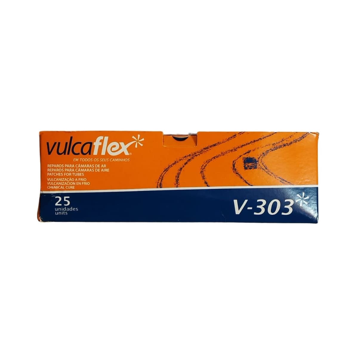 Remendo Estrela Vulcaflex Black V-303 ( Caixa Com 25 Unidades )