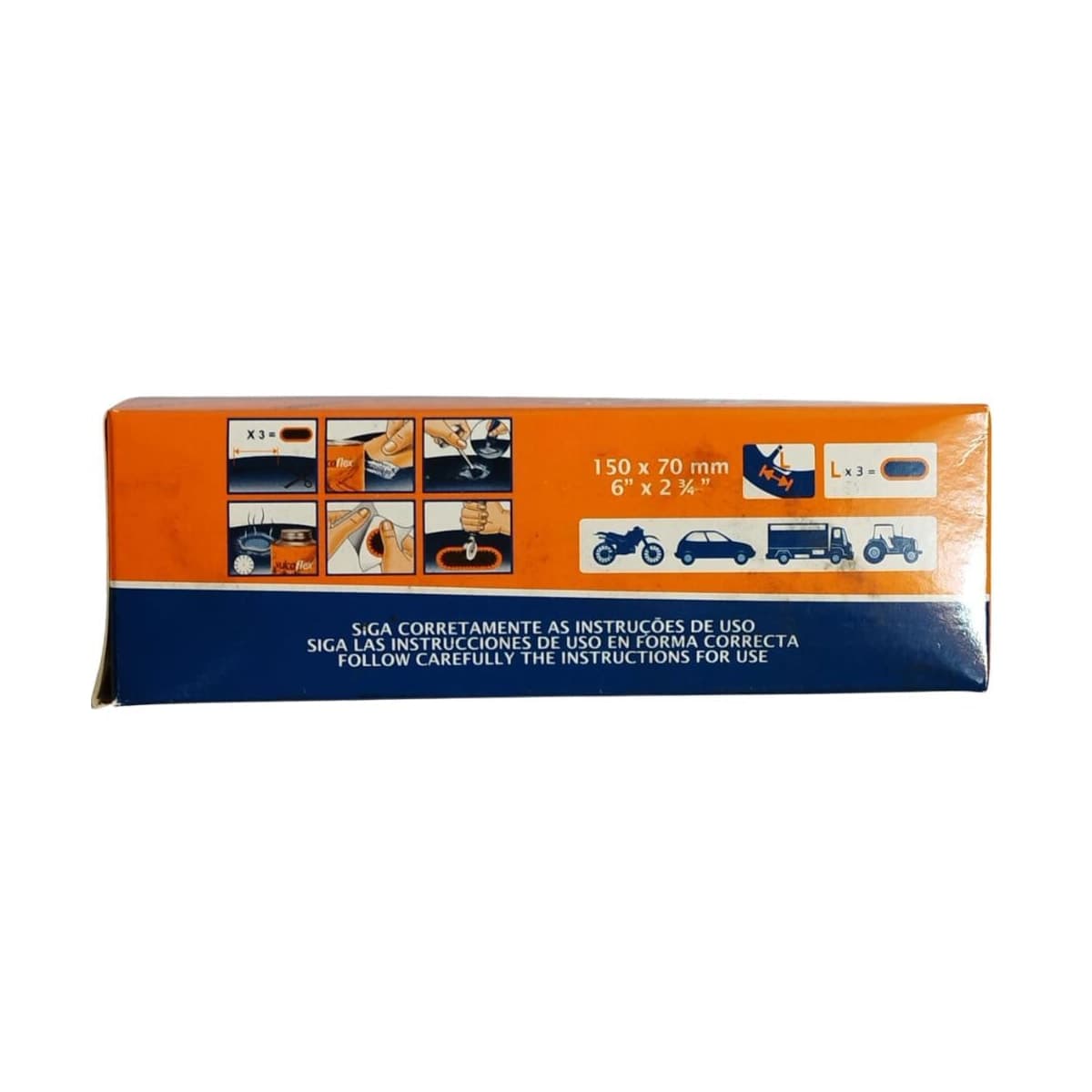 Remendo Estrela Vulcaflex Black V-303 ( Caixa Com 25 Unidades )