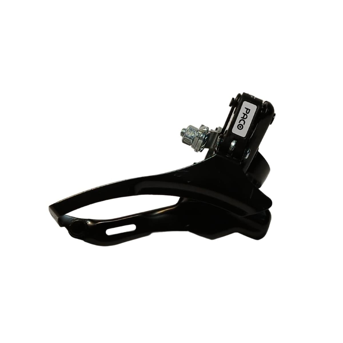 Cambio Dianteiro Paco 31,8mm Puxa Por Cima Preto Para Pedivela Reduzido