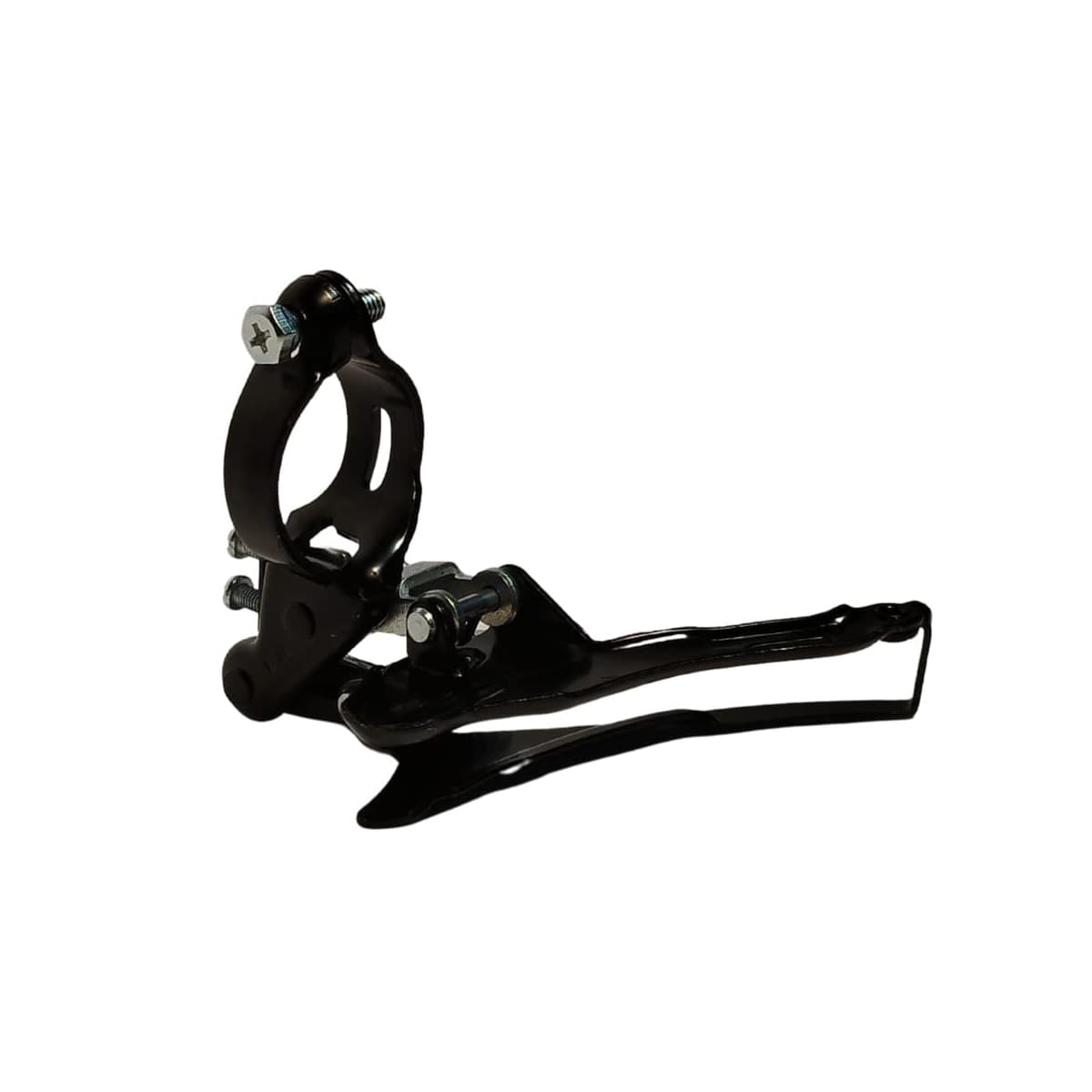 Cambio Dianteiro Paco 31,8mm Puxa Por Cima Preto Para Pedivela Reduzido