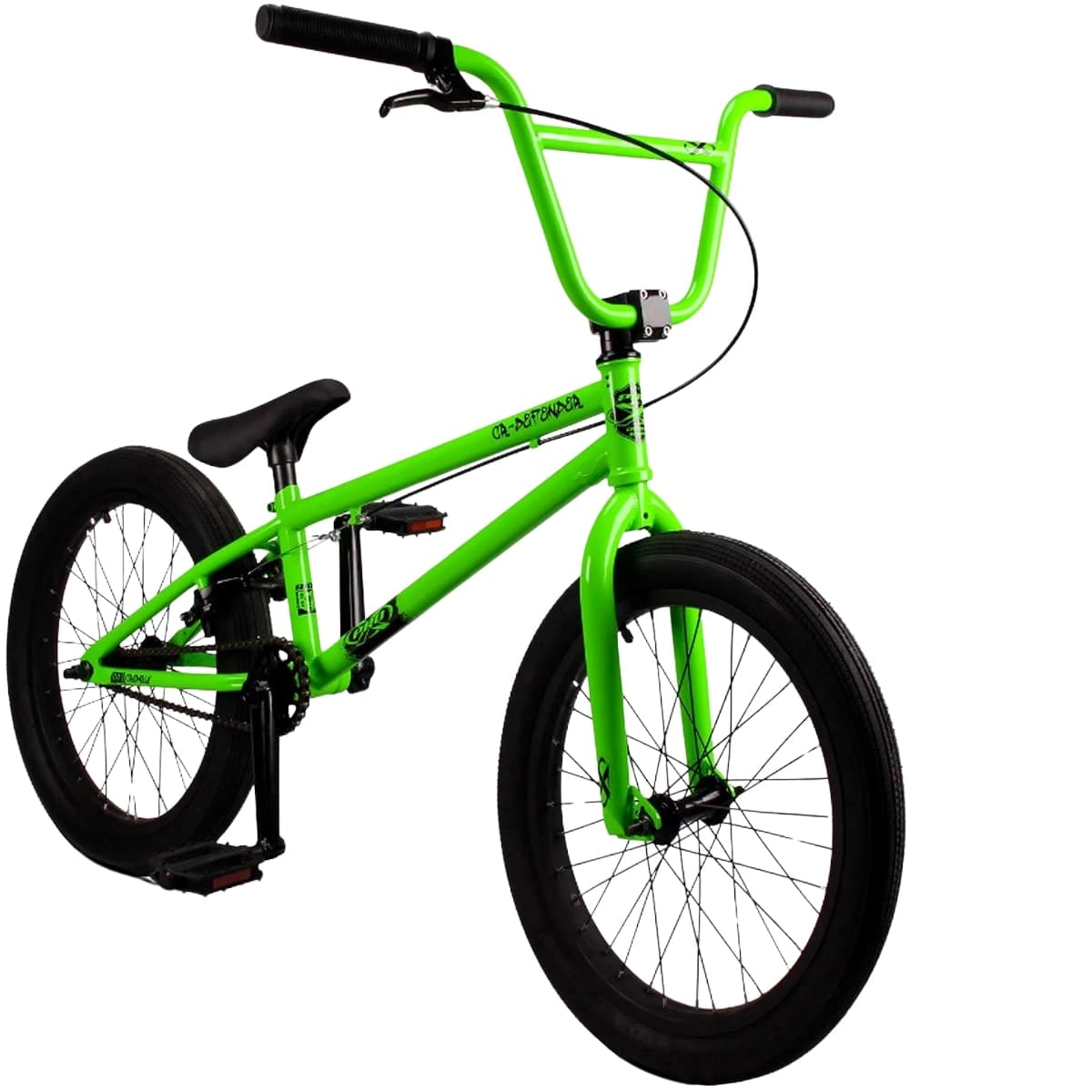 Bicicleta Aro 21 Pro-X BMX Defender Verde Neon