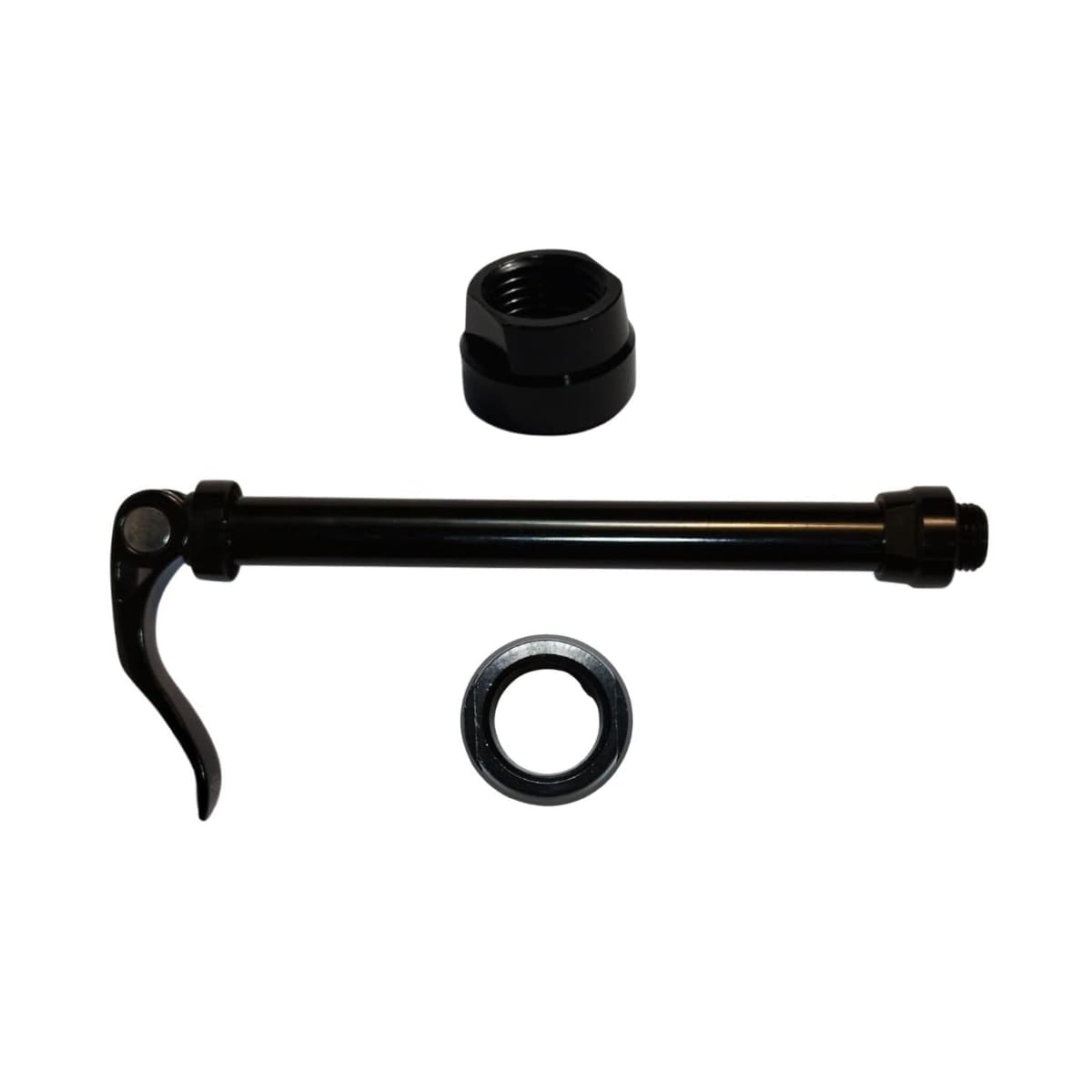 Eixo Passante Dianteiro Kapa 145/160mm Alumínio Preto Grosso 15mm