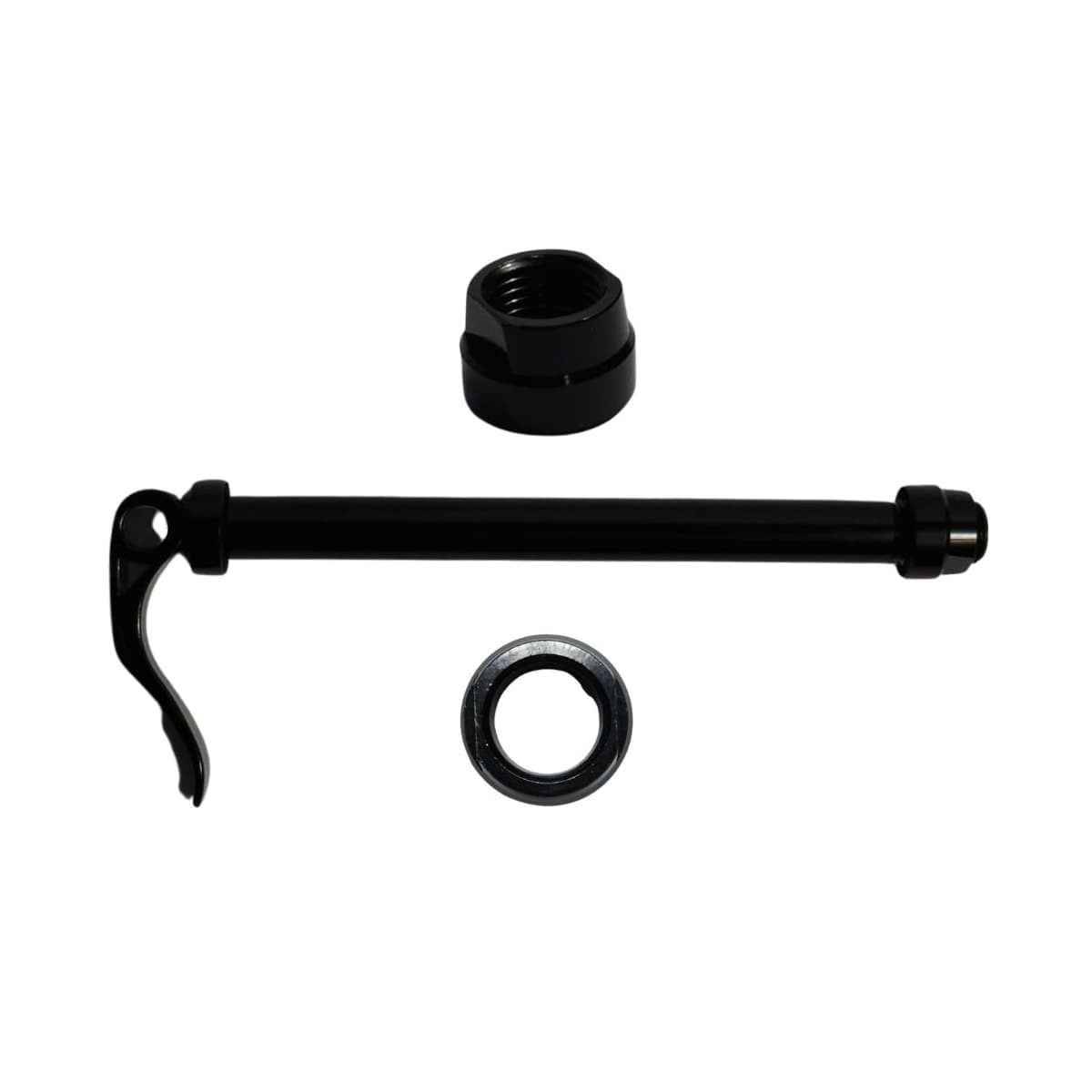 Eixo Passante Dianteiro Kapa 155/170mm Alumínio Preto Grosso 15mm