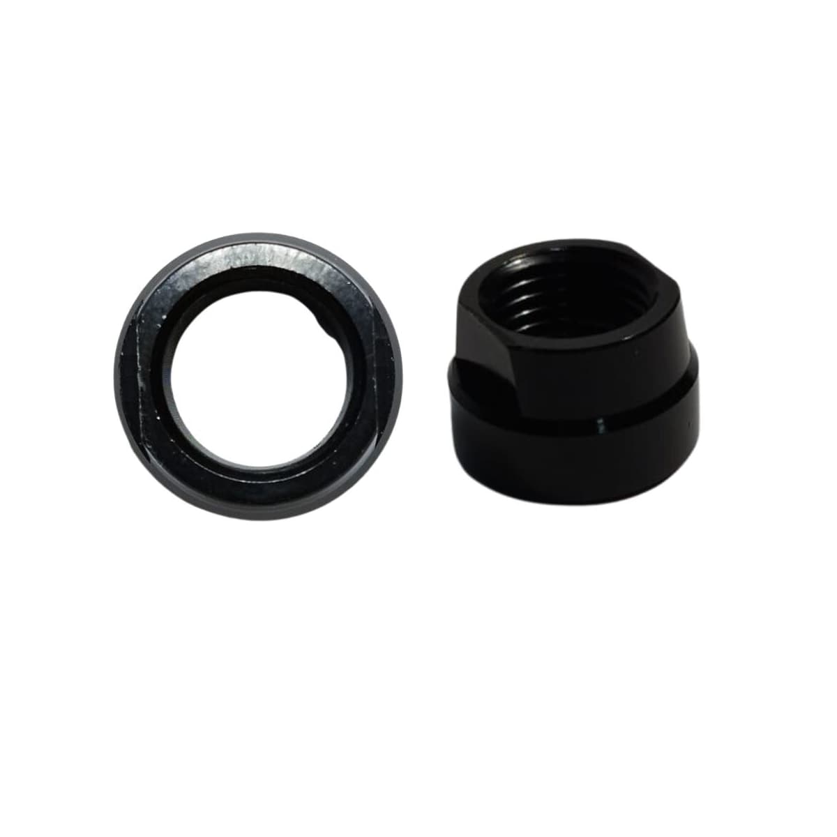 Eixo Passante Dianteiro Kapa 155/170mm Alumínio Preto Grosso 15mm