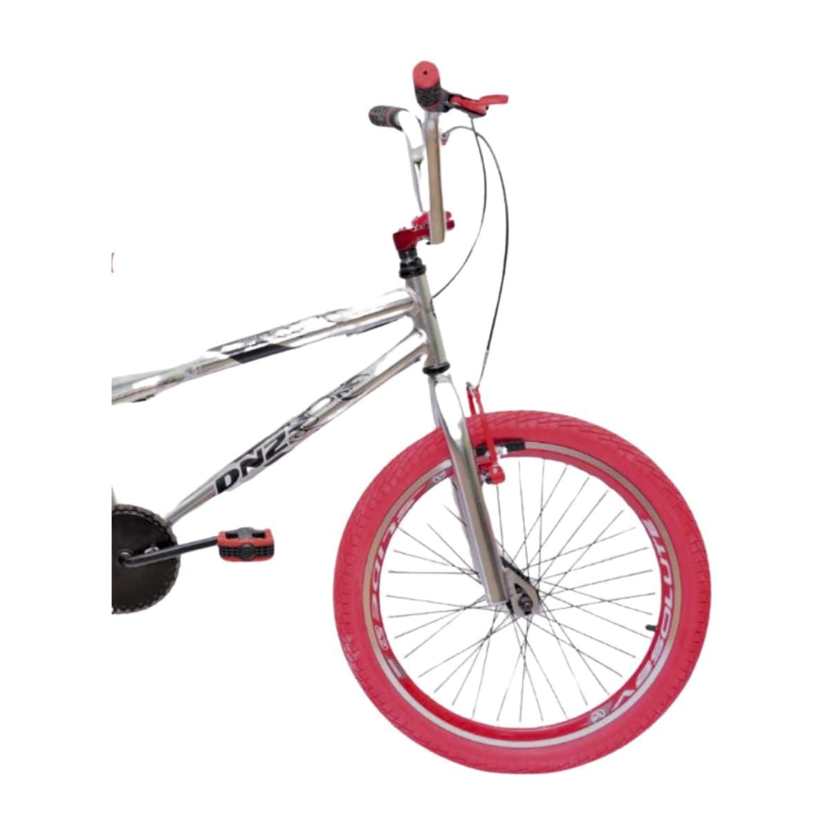 Bicicleta Aro 20 Diniz Freestyle Cromado e Vermelho