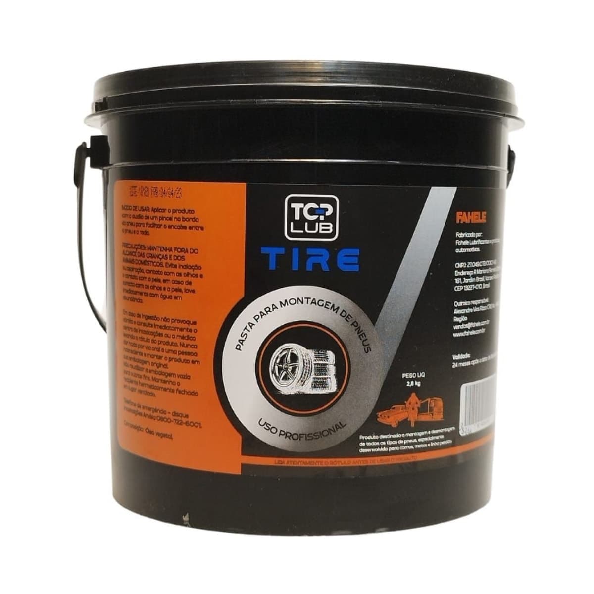 Pasta Gel Top Lub Montagem Pneus 2,8Kg
