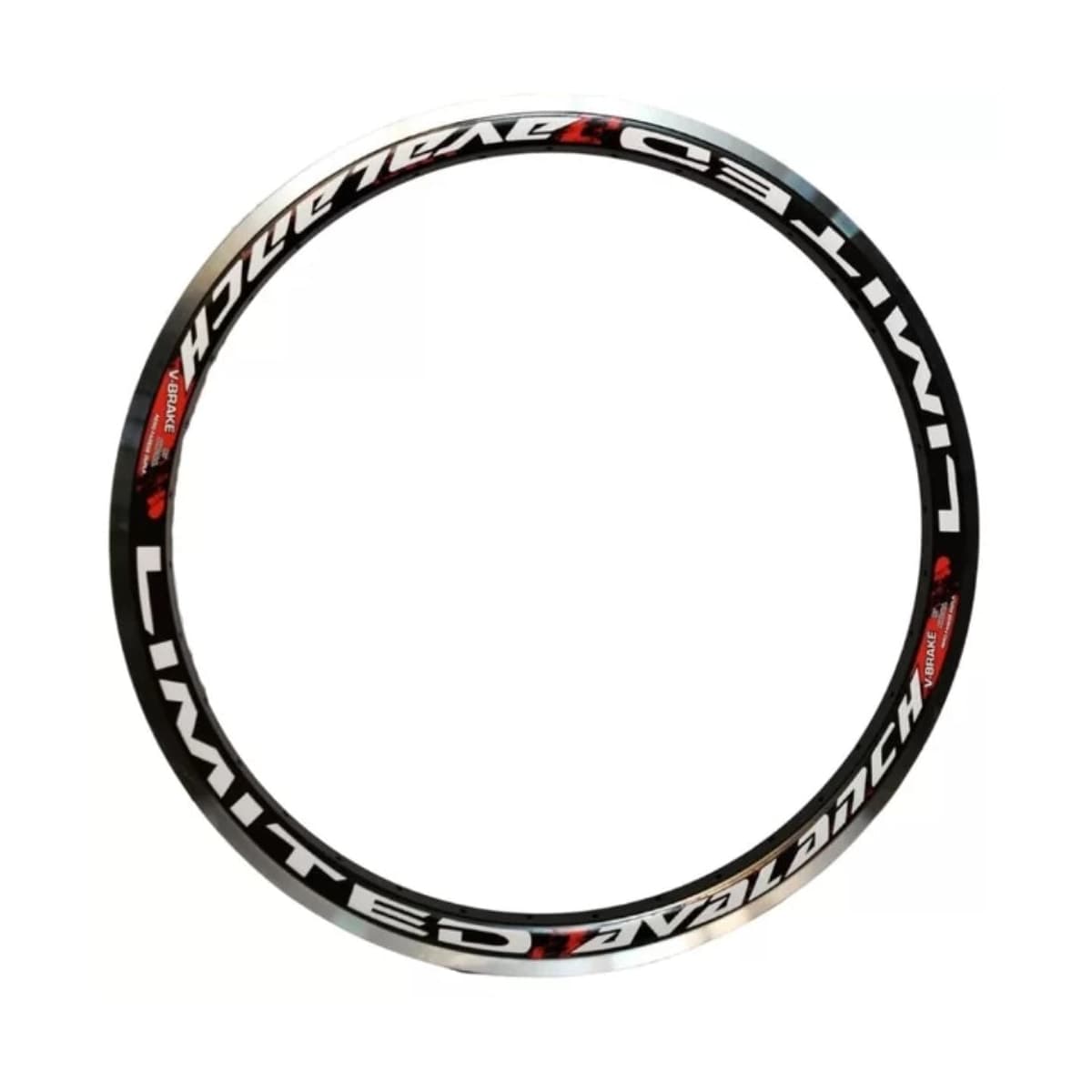 Aro 26 MTB Alumínio Aero Arosul Avalanche Preto CNC 32 Furos