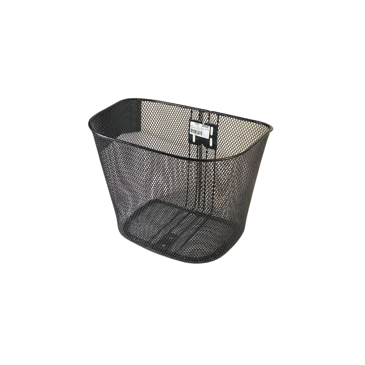 Cesta de Bicicleta Quadrada Grande Aro 26 Volpx Aço Preto