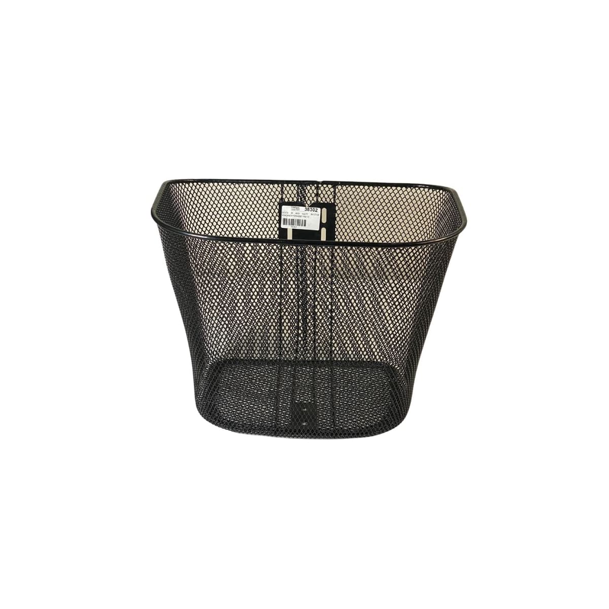 Cesta de Bicicleta Quadrada Grande Aro 26 Volpx Aço Preto