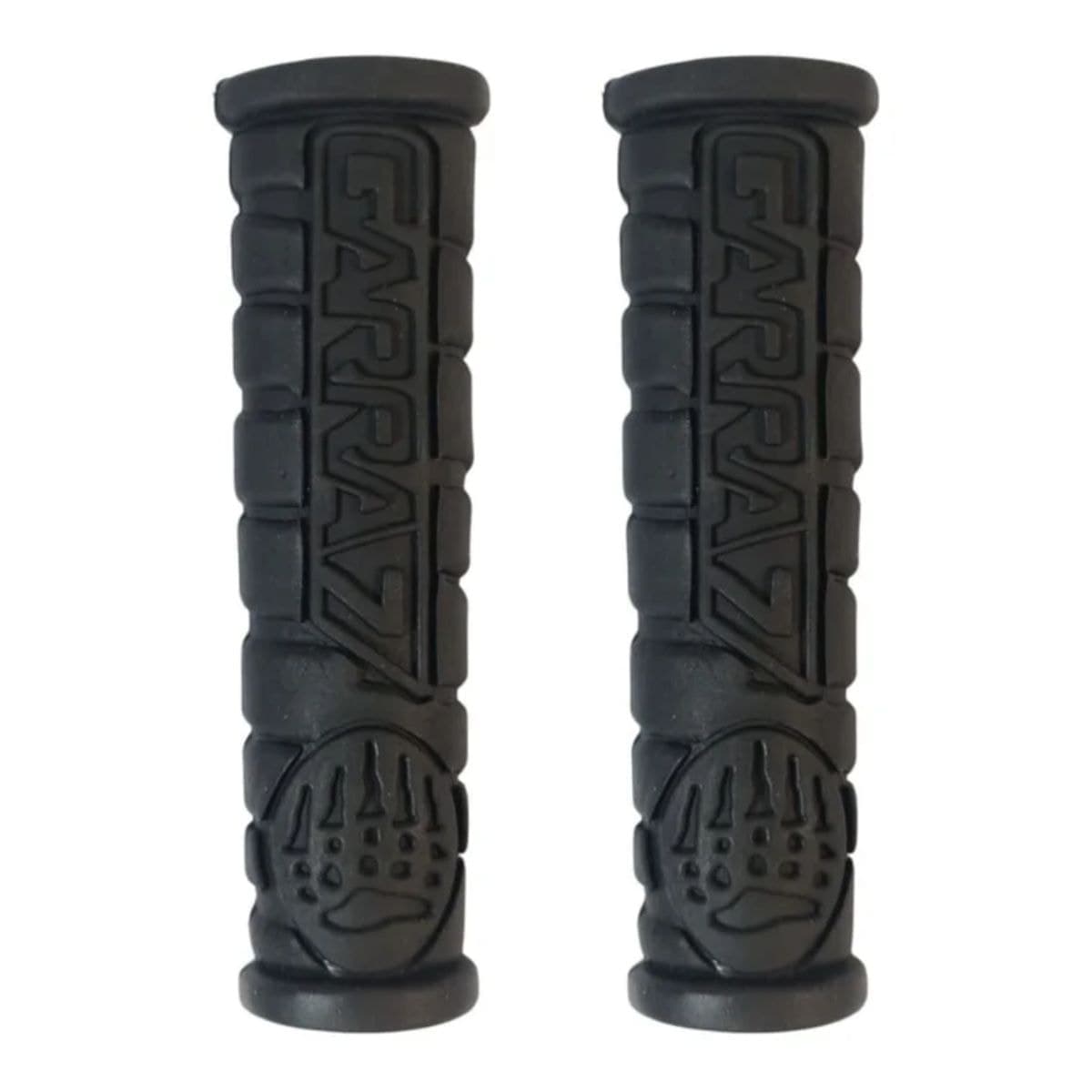 Manopla Bike Garra7 Duck Relevo Preto Borracha 125mm