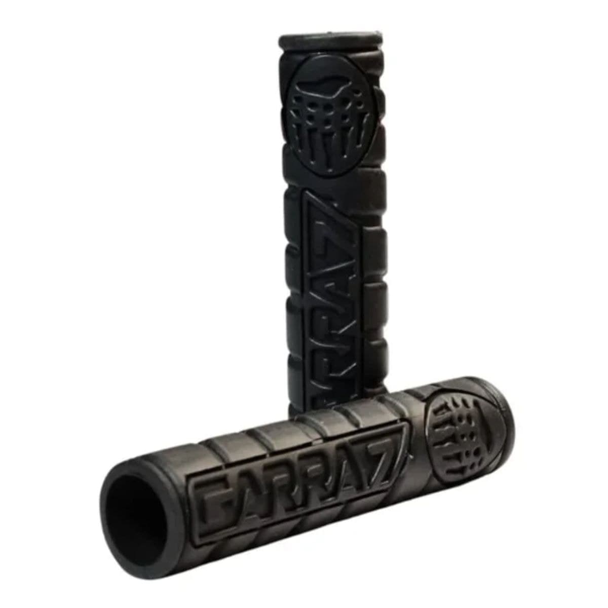 Manopla Bike Garra7 Duck Relevo Preto Borracha 125mm
