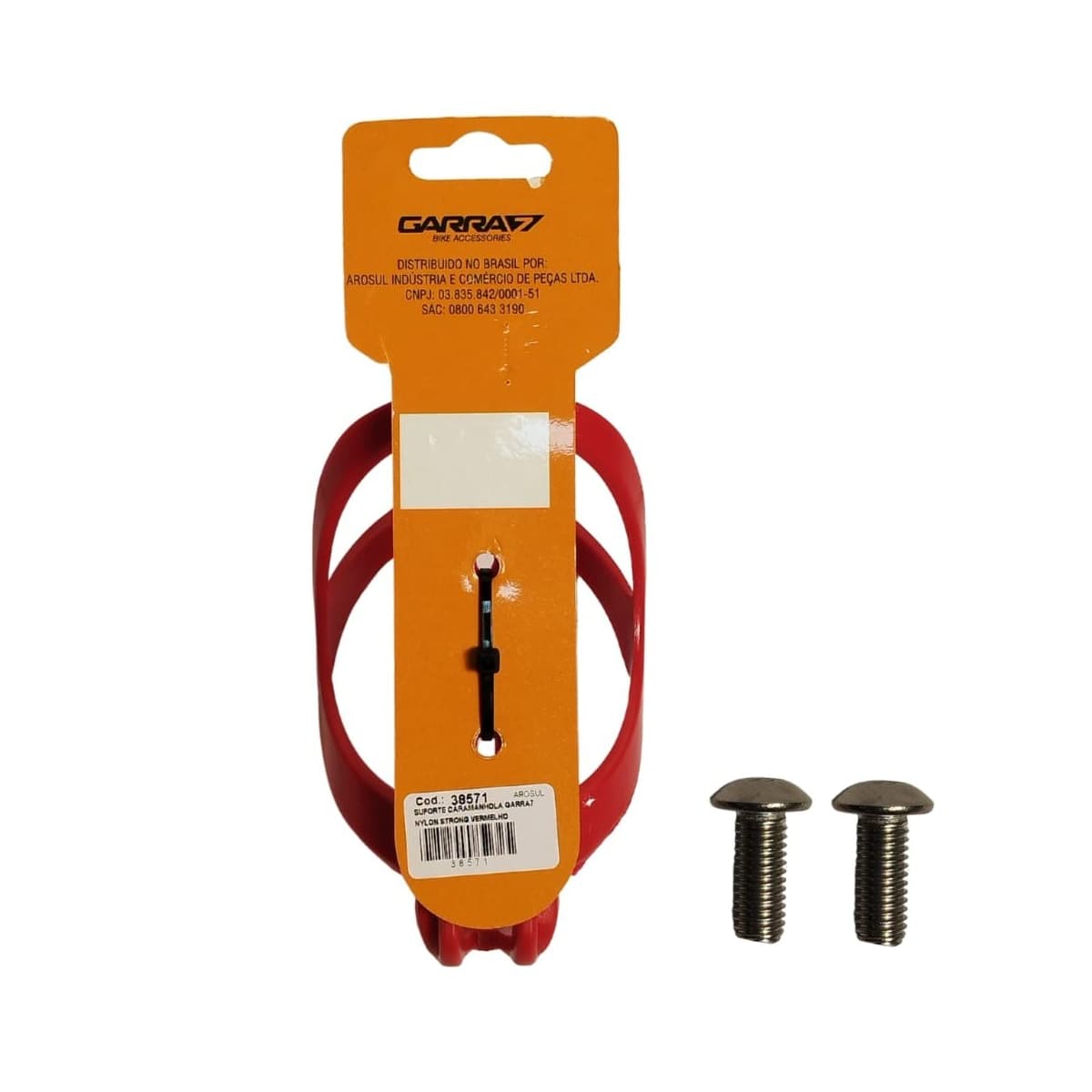 Suporte Caramanhola Nylon Garra7 Strong Vermelho