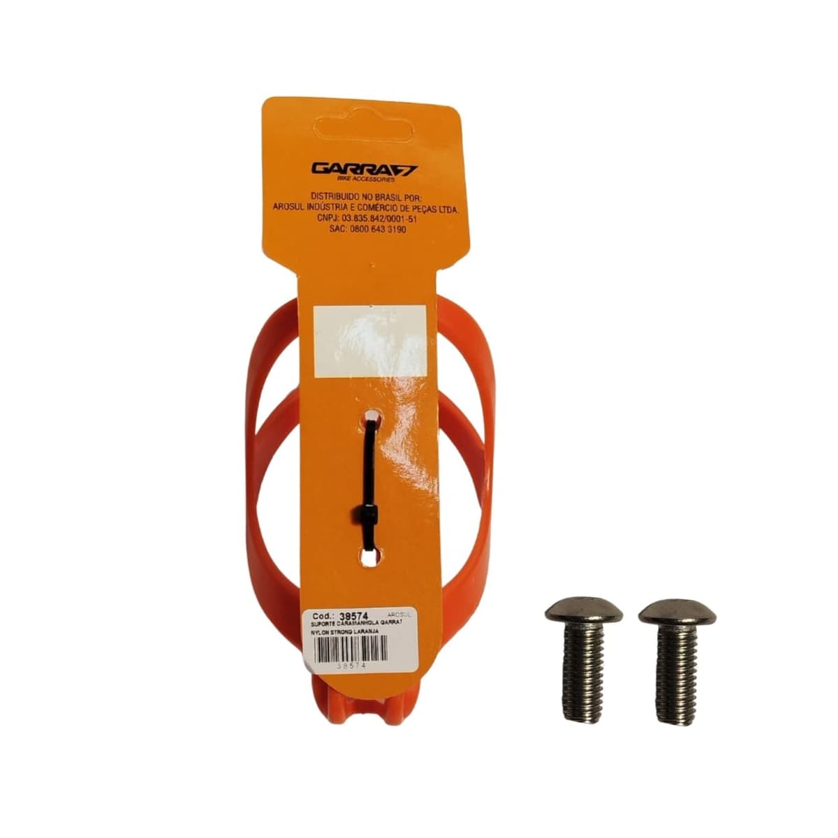 Suporte Caramanhola Nylon Garra7 Strong Laranja