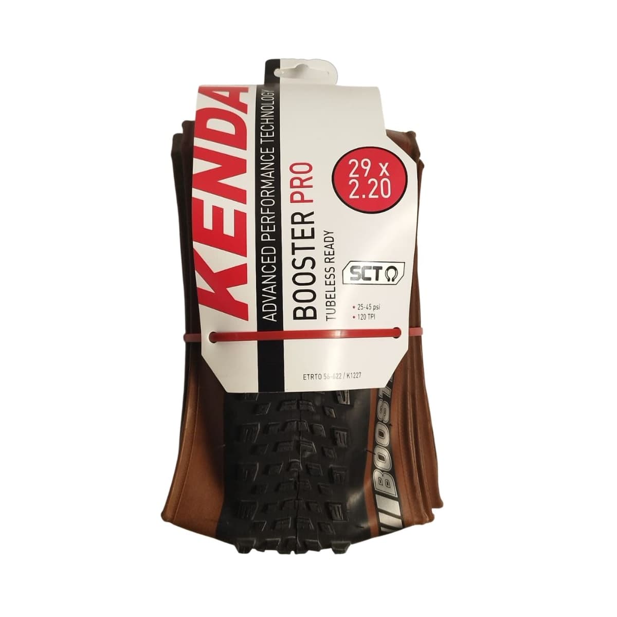 Pneu 29x2.20 Kenda Booster K1227 SCT CS Fx-Marrom
