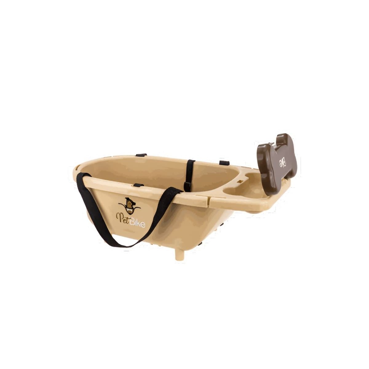 Cadeirinha Pet Bike Dianteira Kalf Bege