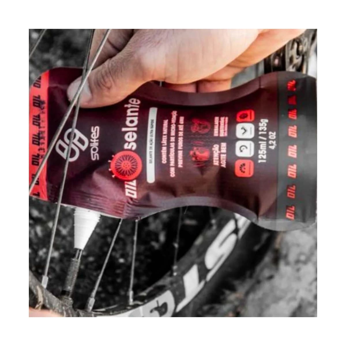 Líquido Selante Solifes 125 Ml Para Tubeless Pneu MTB
