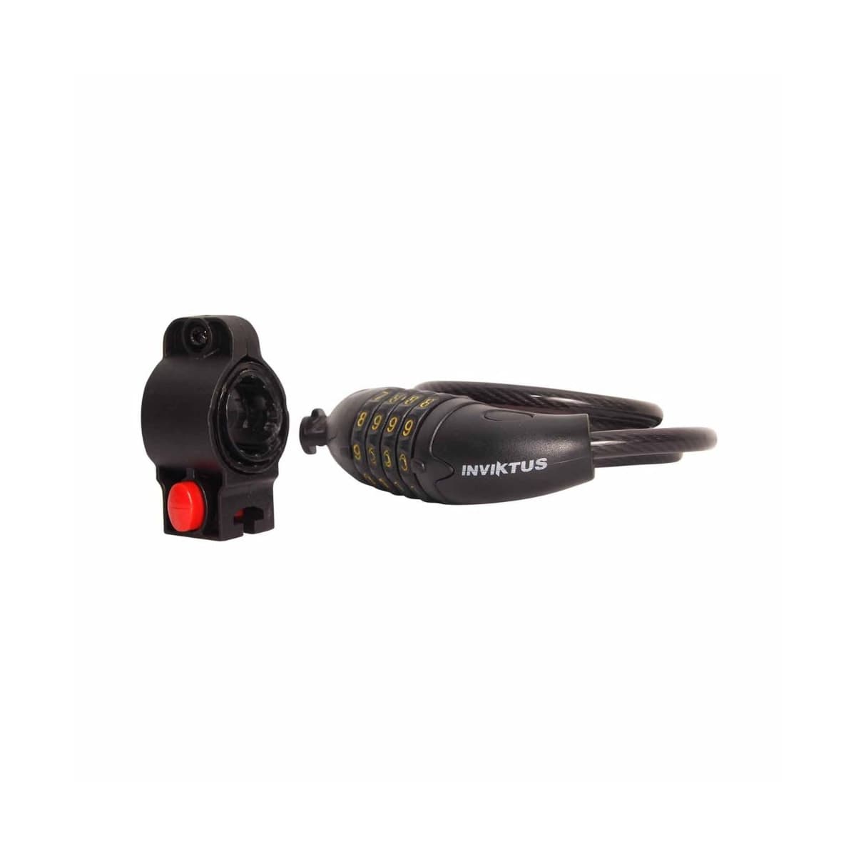 Cadeado de Bicicleta Espiral Inviktus Segredo 8mm X 1M
