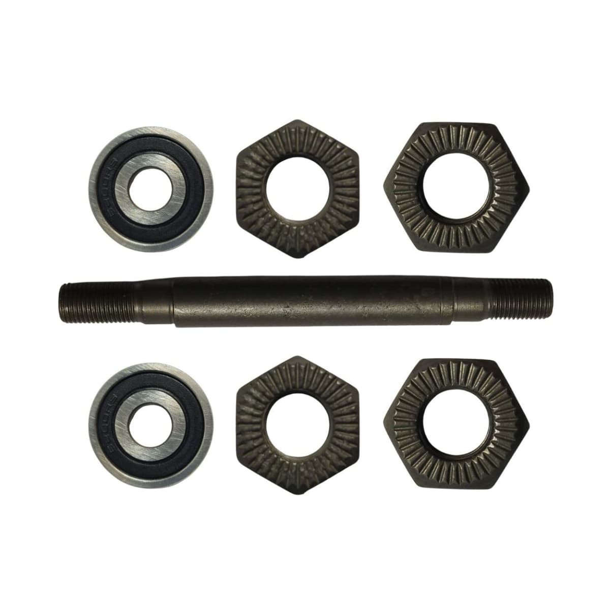 Eixo Dianteiro Furado Shun Feng 108mm Aço Grosso 3/8