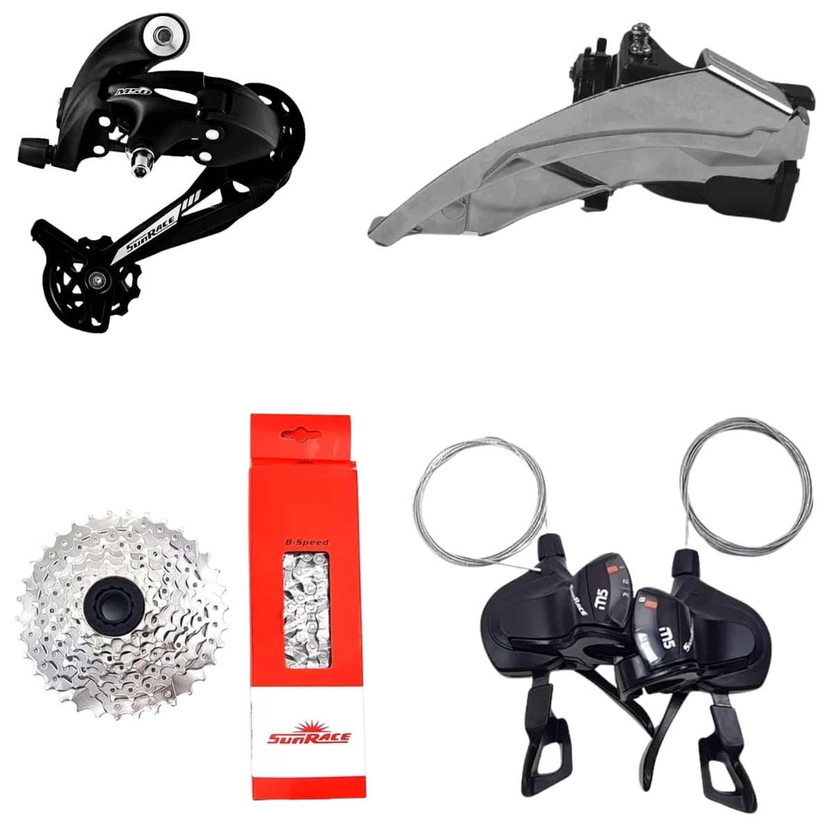 Kit Transmissão Sunrace 24 Velocidades