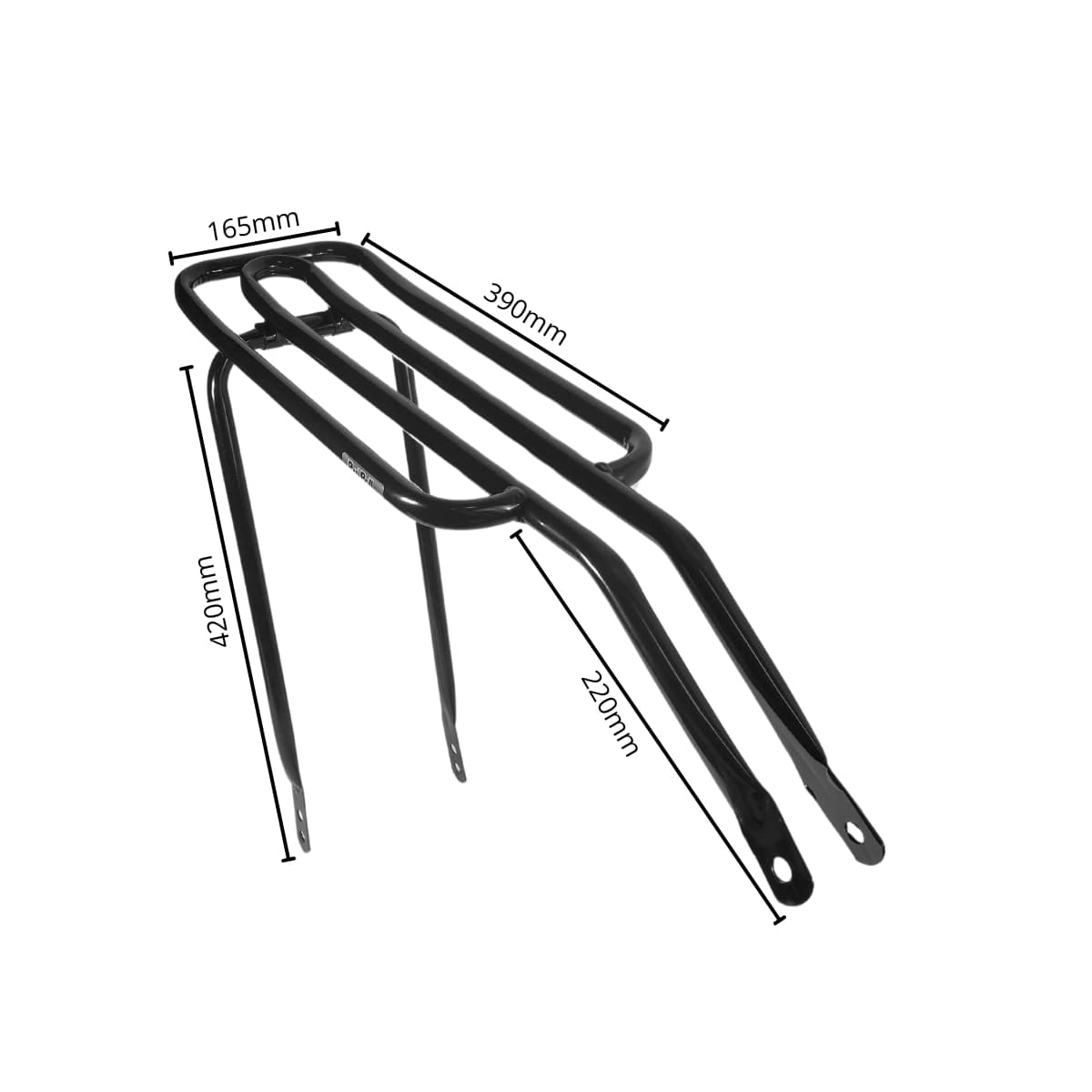 Bagageiro de Bicicleta Tubular Aro 29 Pro Roll Preto