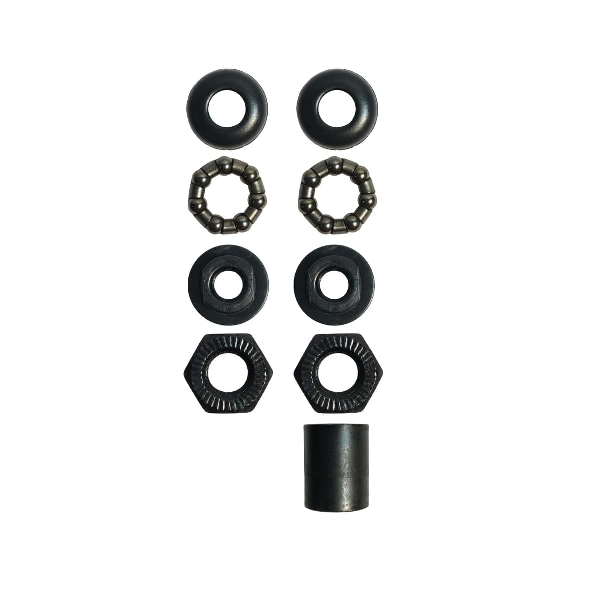 Eixo Traseiro Furado Saiguan 145mm Aço Preto Grosso 3/8