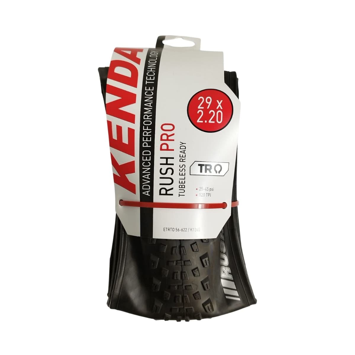 Pneu 29x2.20 Kenda Rush TR K1245 Kevlar