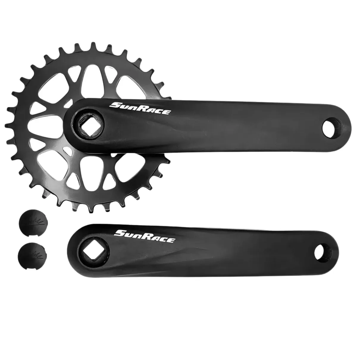 Pedivela Single Sunrace M40U 32 Dentes 175mm Preto