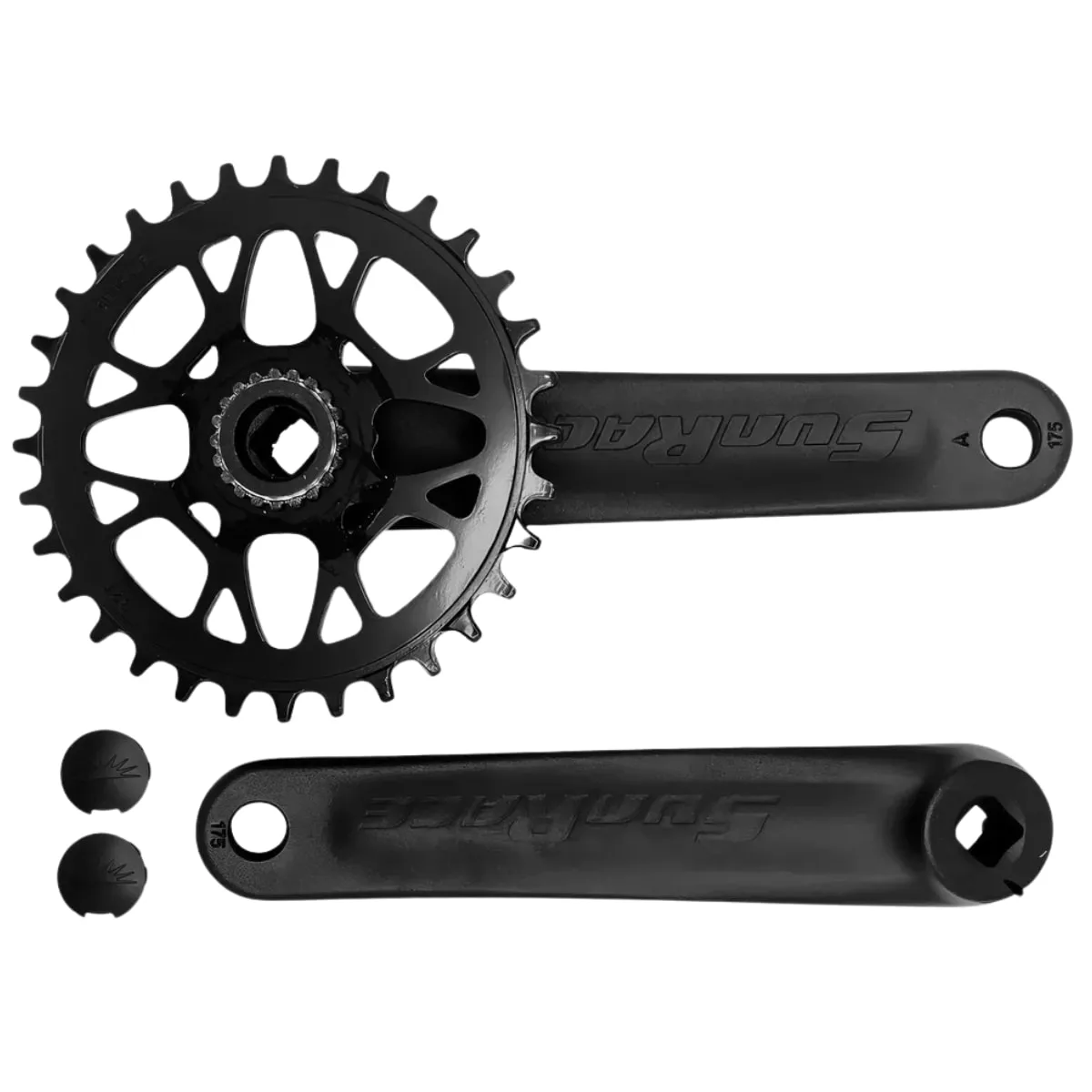 Pedivela Single Sunrace M40U 32 Dentes 175mm Preto