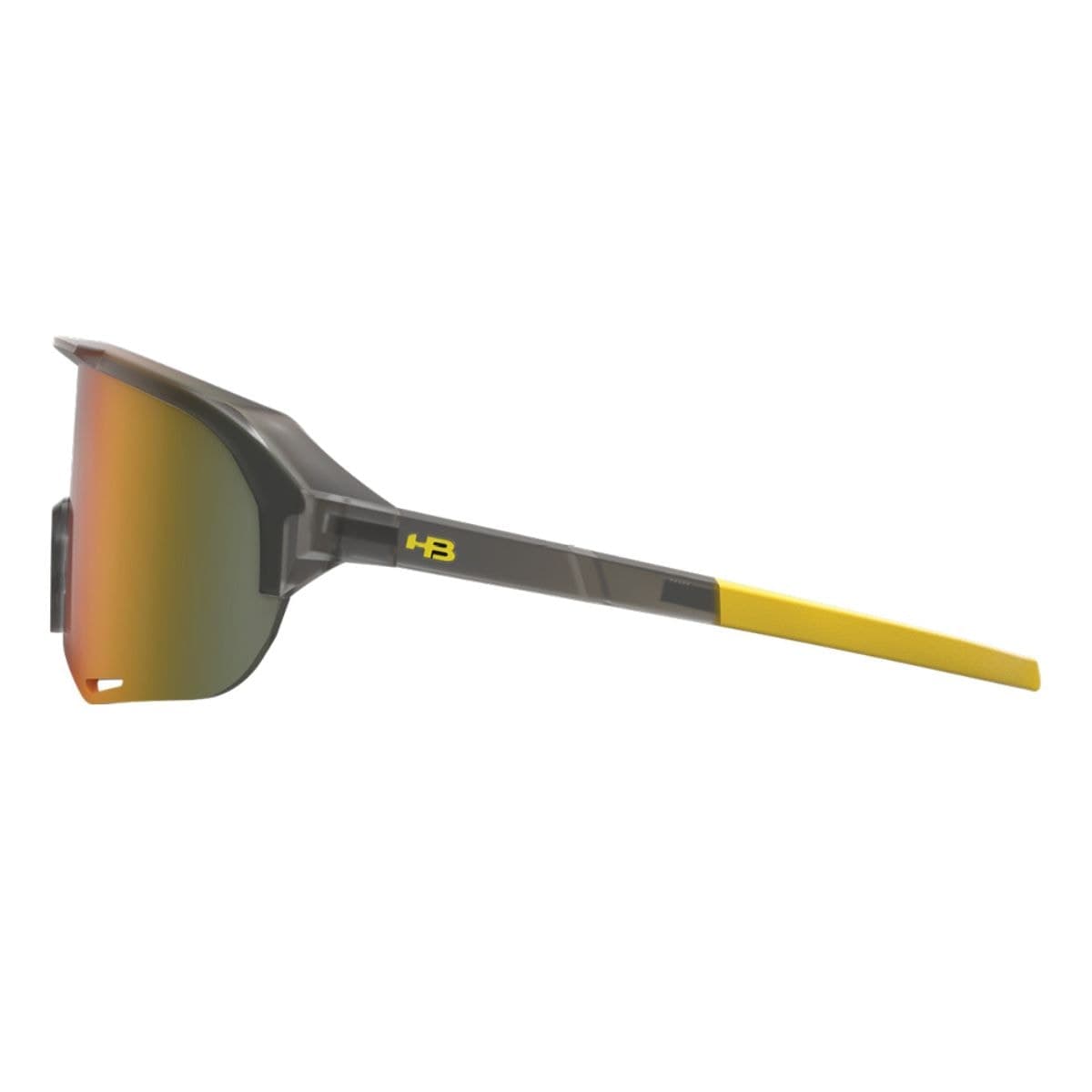 Oculos Ciclismo HB Edge R Matte Onyx Orange Chrome