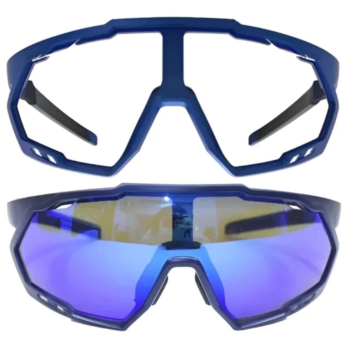 Oculos Ciclismo HB Spin Grad Mat Blue S Blue Chrome