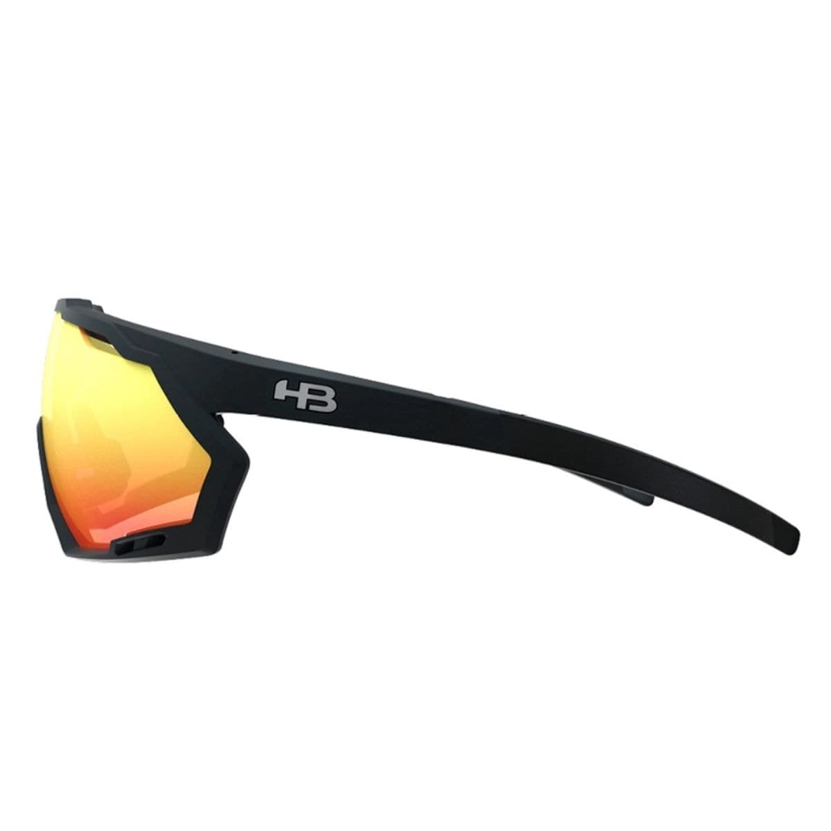 Oculos Ciclismo HB Spin Matte Black Blue Red Chrome