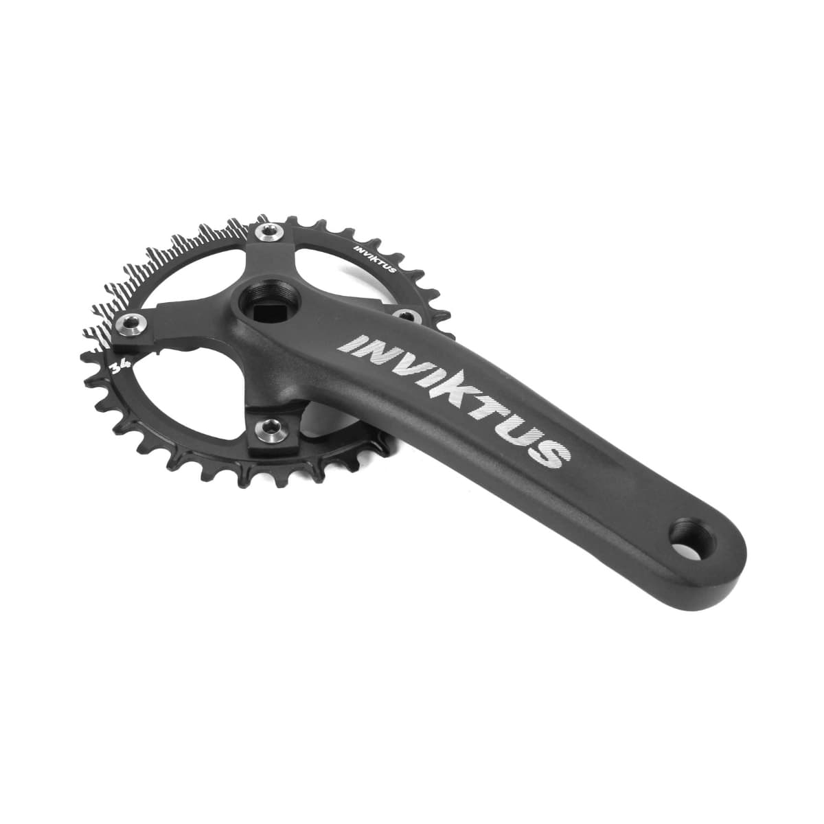 Pedivela Alumínio Single Inviktus 34D Preto 175mm