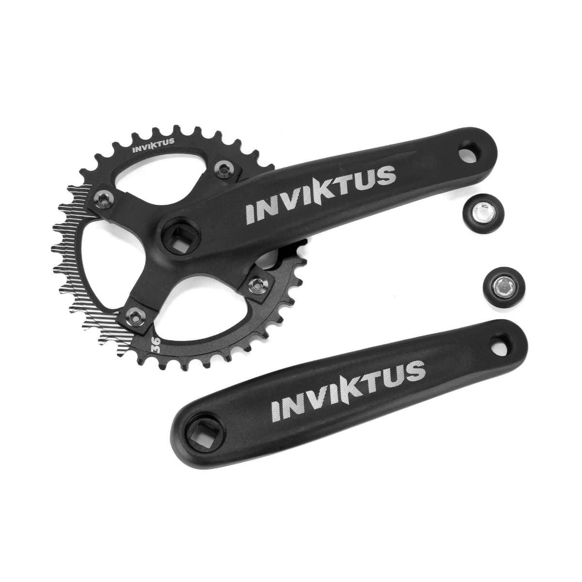 Pedivela Alumínio Single Inviktus 36D Preto 175mm