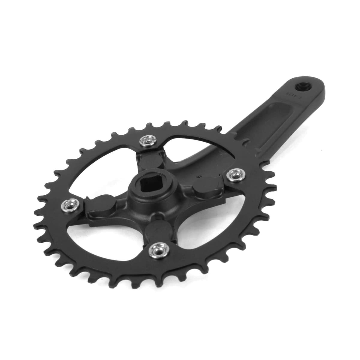 Pedivela Alumínio Single Inviktus 36D Preto 175mm