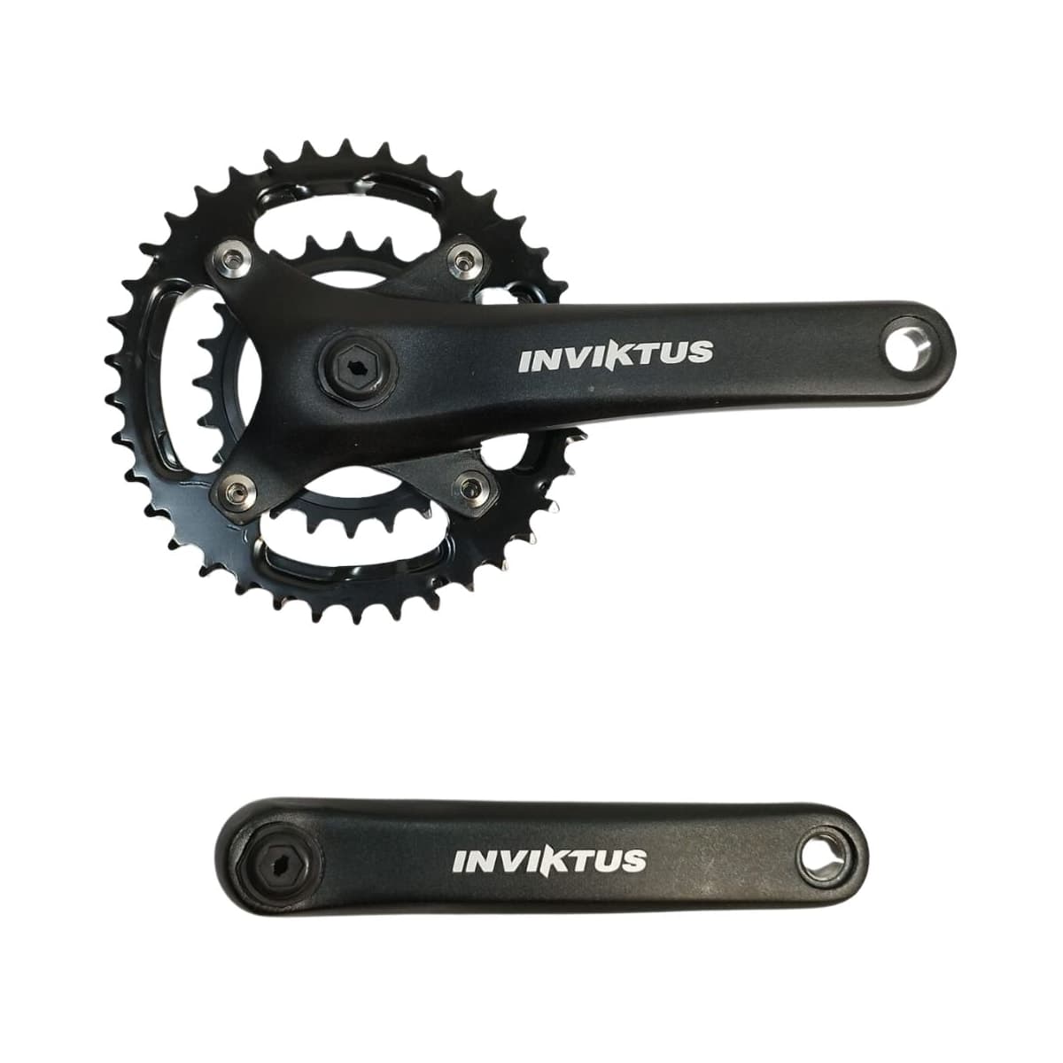 Pedivela Alumínio Duplo Inviktus 24/38D Preto 170mm