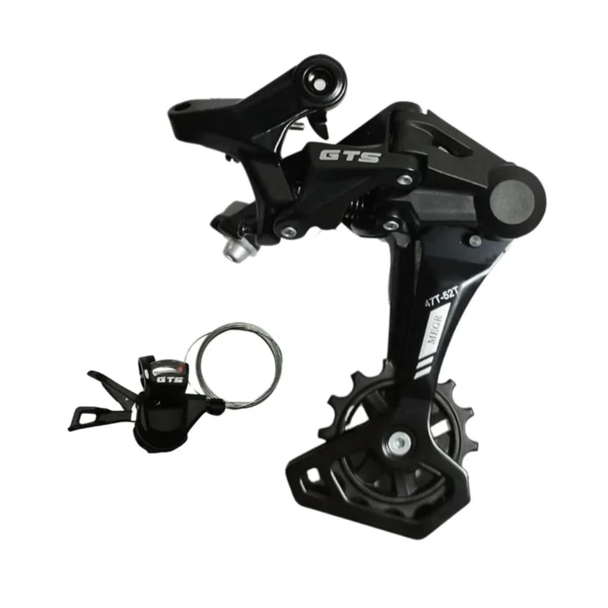 Kit Cambio Traseiro GTS 12 Velocidades + Alavanca Cambio Rapid Fire GTS 12V