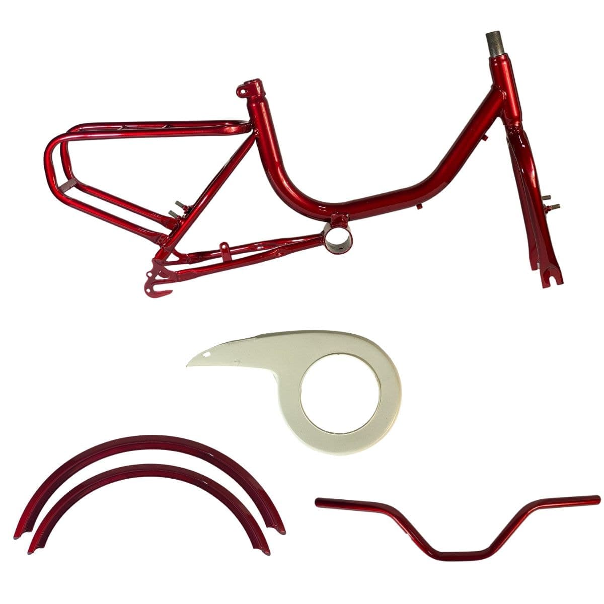 Quadro de Bicicleta 16 Gilmax Monareta Cereja Com Garfo