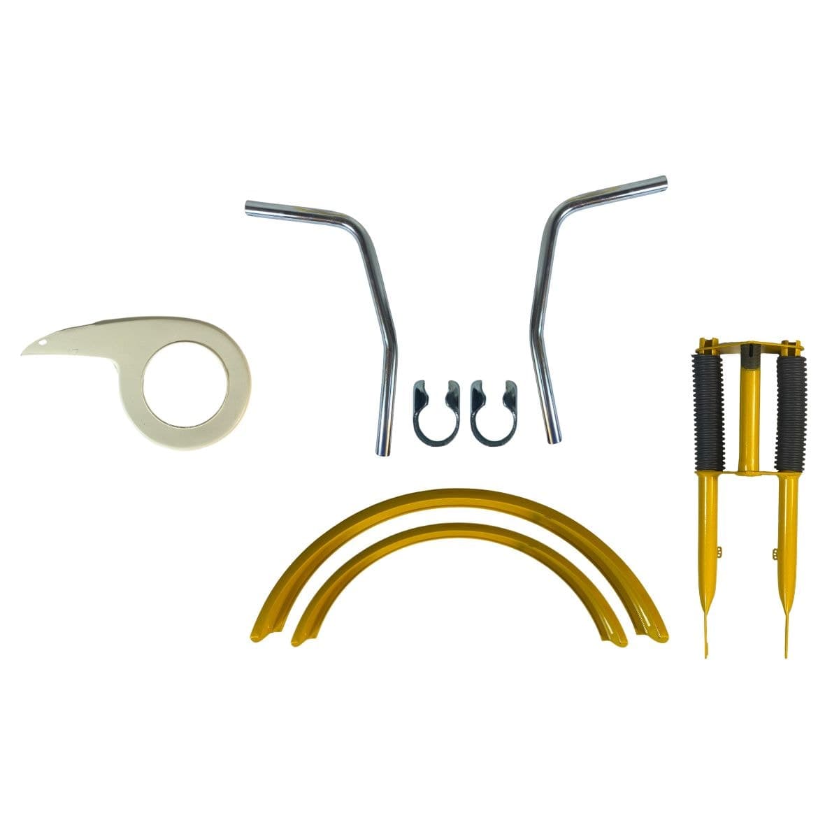 Quadro de Bicicleta 16 Gilmex Berlineta Amarelo Com Garfo