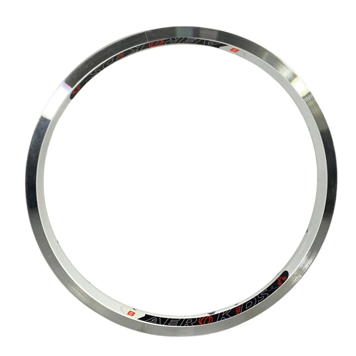 Aro 16 Aero Alumínio Arosul Belumi Kid Branco CNC 16 Furos