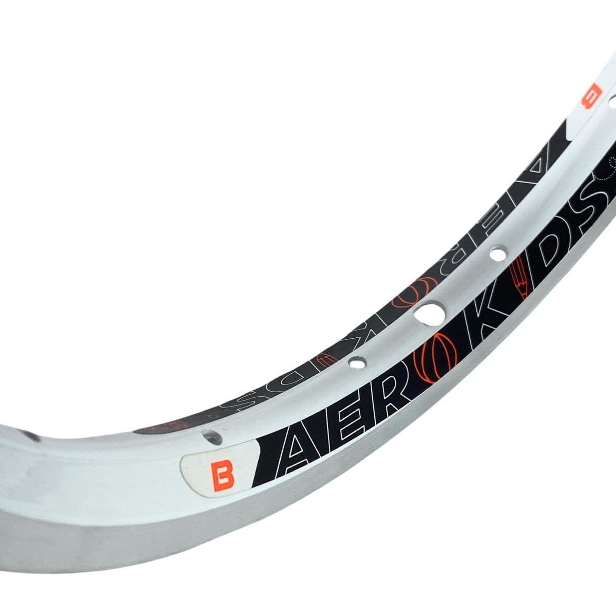 Aro 16 Aero Alumínio Arosul Belumi Kid Branco CNC 16 Furos