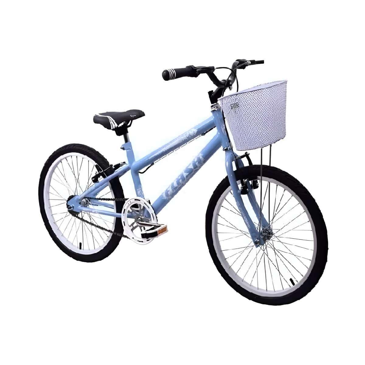 Bicicleta Aro 20 Garra7 Flash MTB Azul Bebe e Branco